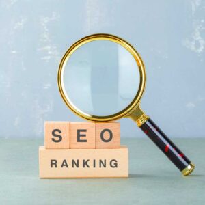 Optimizare SEO — lupă peste cuburile SEO Ranking